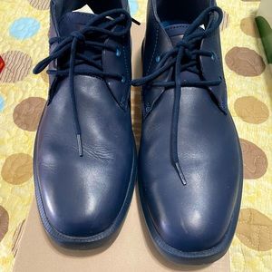 Camper Men’s Bill Navy Leather/Polyethylene Shoes Size 10 Excellent Condition